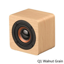 Load image into Gallery viewer, Wooden Mini Wireless Bluetooth Speaker