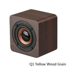 Load image into Gallery viewer, Wooden Mini Wireless Bluetooth Speaker